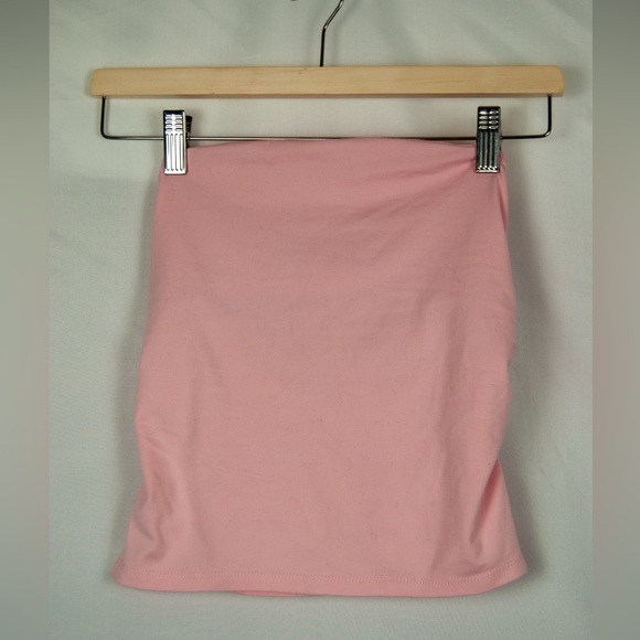 PacSun Pink strapless Crop Top - Picture 1 of 3